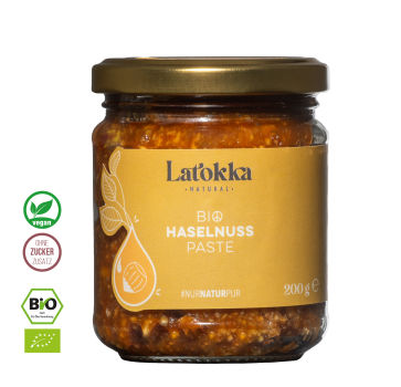 Latokka Natural - Bio Haselnuss Paste 200g